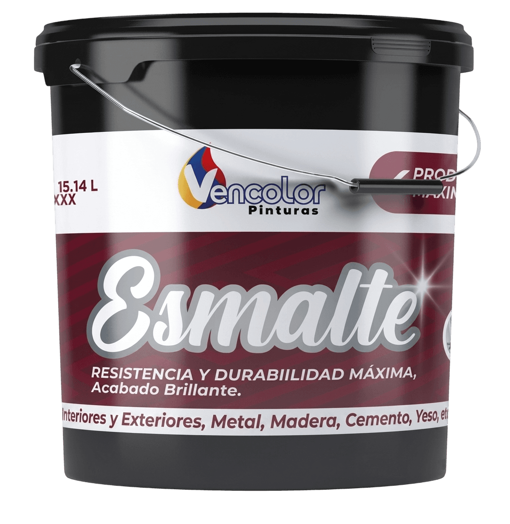 Pote de Esmalte de Vencolor Pinturas, para interiores, exteriores, metal, madera y cerámica